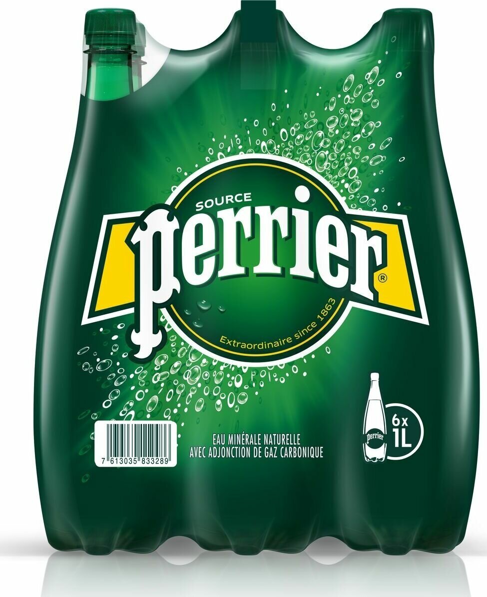 Вода Perrier / Перье 1 литр, газ, пэт, 6 шт. - фотография № 7