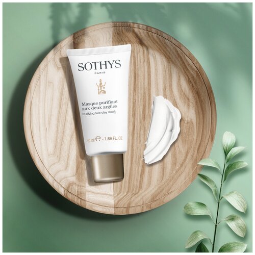 Sothys, Маска комбинированной и жирной кожи лица Purifying Clay Mask, 50 мл.