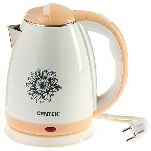 Чайник электрический Centek CT-1026 BEIGE 18 л 2000 Вт бело-бежевый 250100₽