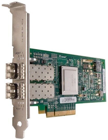 Адаптер Qlogic HP 82Q 8Gb 2-port PCIe FC Host Bus Adapter [QLE2562-CK]