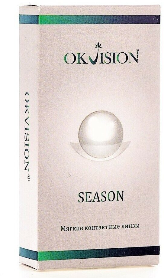 Контактные линзы OKVision SEASON 3 месяца, -5.00 8.6, D 14, 2 шт.