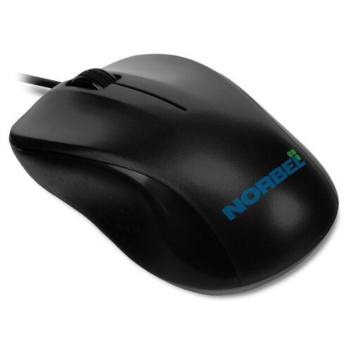 Cbr Мыши NORBEL NCM 001 Мышь проводная оптическая USB 1000 dpi 3 кнопки и колесо прокрутки ABS-пластик длина кабеля 18 м цвет чёрный 62400₽