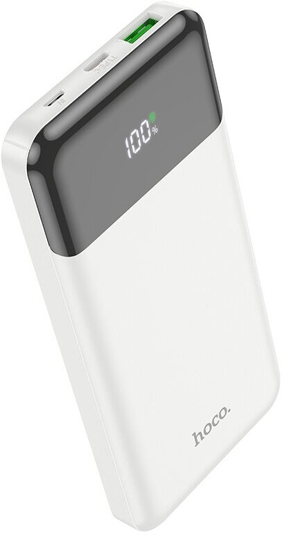 Внешний аккумулятор HOCO J102 10000 mAh 20W "быстрая зарядка" белый