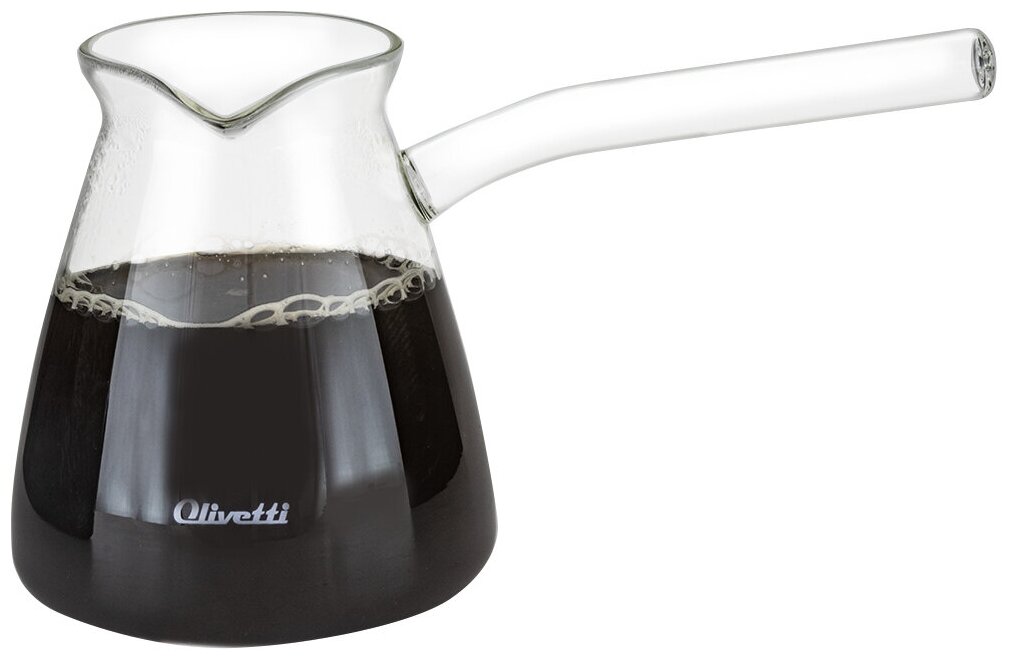 Турка для кофе Olivetti из термостойкого боросиликатного стекла 650 мл