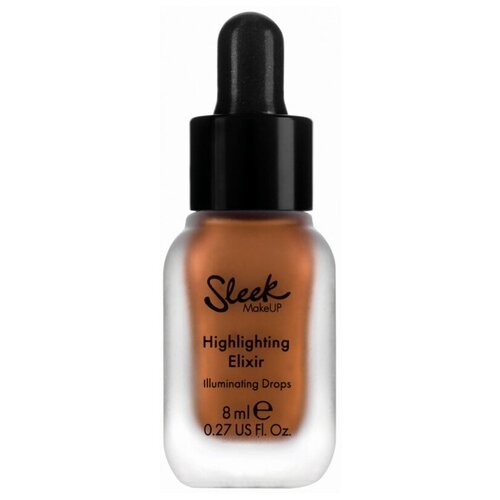 Sleek MakeUp Хайлайтер жидкий Highlighting Elixir Illuminating Drops, SUN.LIT (BRONZE)