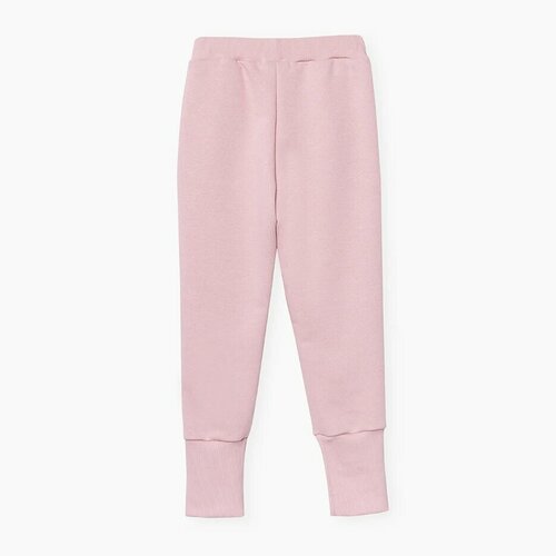 Школьные брюки джоггеры  Bell Bimbo, демисезон/лето, повседневный стиль, манжеты, пояс на резинке, размер 104, розовый