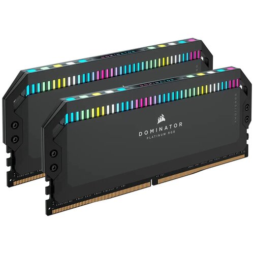 Модуль памяти Corsair 32GB DOMINATOR PLATINUM RGB DDR5 DIMM 6200MHz 2623800₽