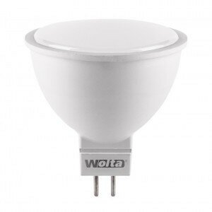 Светодиодная LED лампа Wolta лампа MR16 GU5.3 220V 7,5W(625lm) 4000K 4K матов 52X50 25SMR16-220-7.5GU5.3 (упаковка 25 штук)