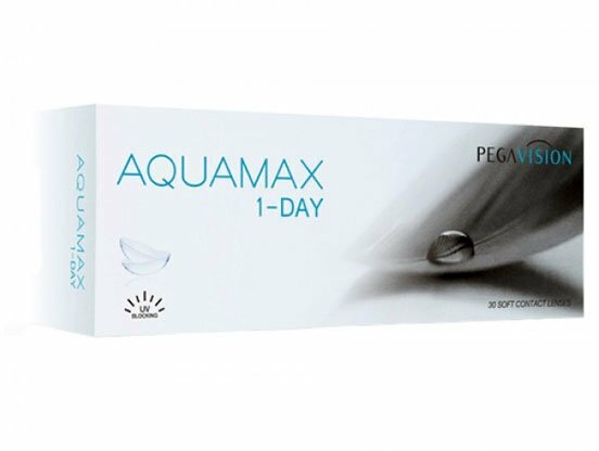 Контактные линзы Pegavision Aquamax 1-Day, 30 шт., R 8,6, D -2,25