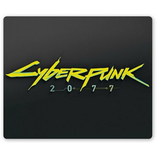 Коврик для мышки прямоугольный Cyberpunk 2077 Logo шапка cyberpunk 2077 logo