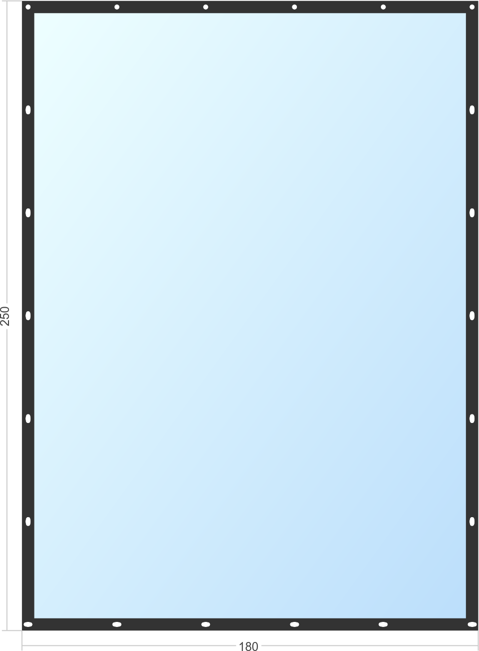 Мягкое окно Софтокна 180х250 см съемное, Французский замок, Прозрачная пленка 0,7мм, Черная окантовка, Комплект для установки - фотография № 3