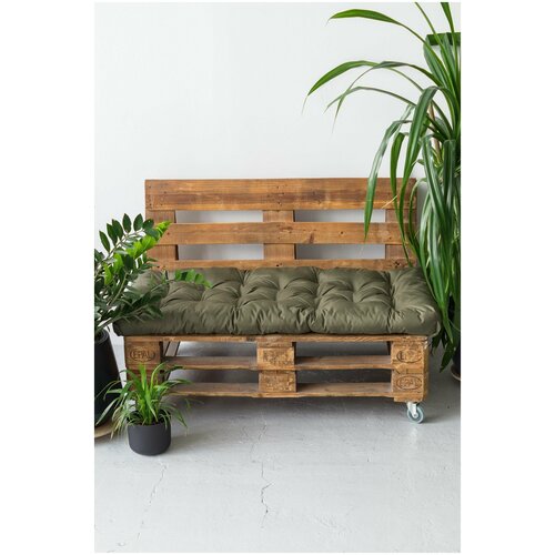 Матрас для качелей, Подушка для паллет/поддонов 120х50 см подушка для садовой мебели для диванов оливковая