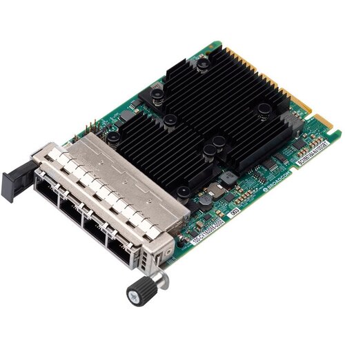 Lenovo ThinkSystem Broadcom 57454 10GBASE-T 4-port OCP Ethernet Adapter(for V2) lenovo thinksystem broadcom 57454 10 25gbe sfp28 4 port pcie ethernet adapter v2