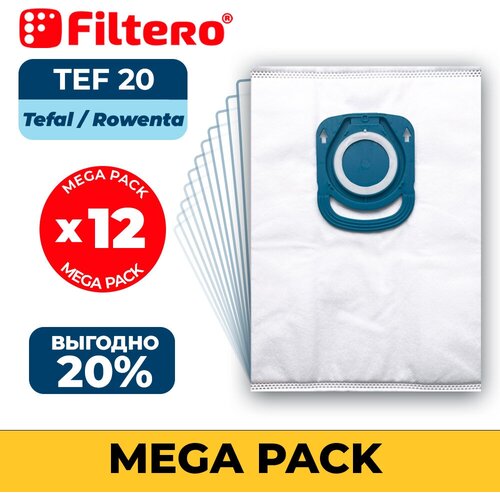 мешки пылесборники filtero tms 08 xxl pack экстра 6 штук Мешки-пылесборники Filtero TEF 20 Mega Pack экстра 12 штук