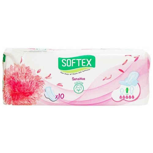 Прокладки Softex Sensitive Cotton Large 10шт х 3шт