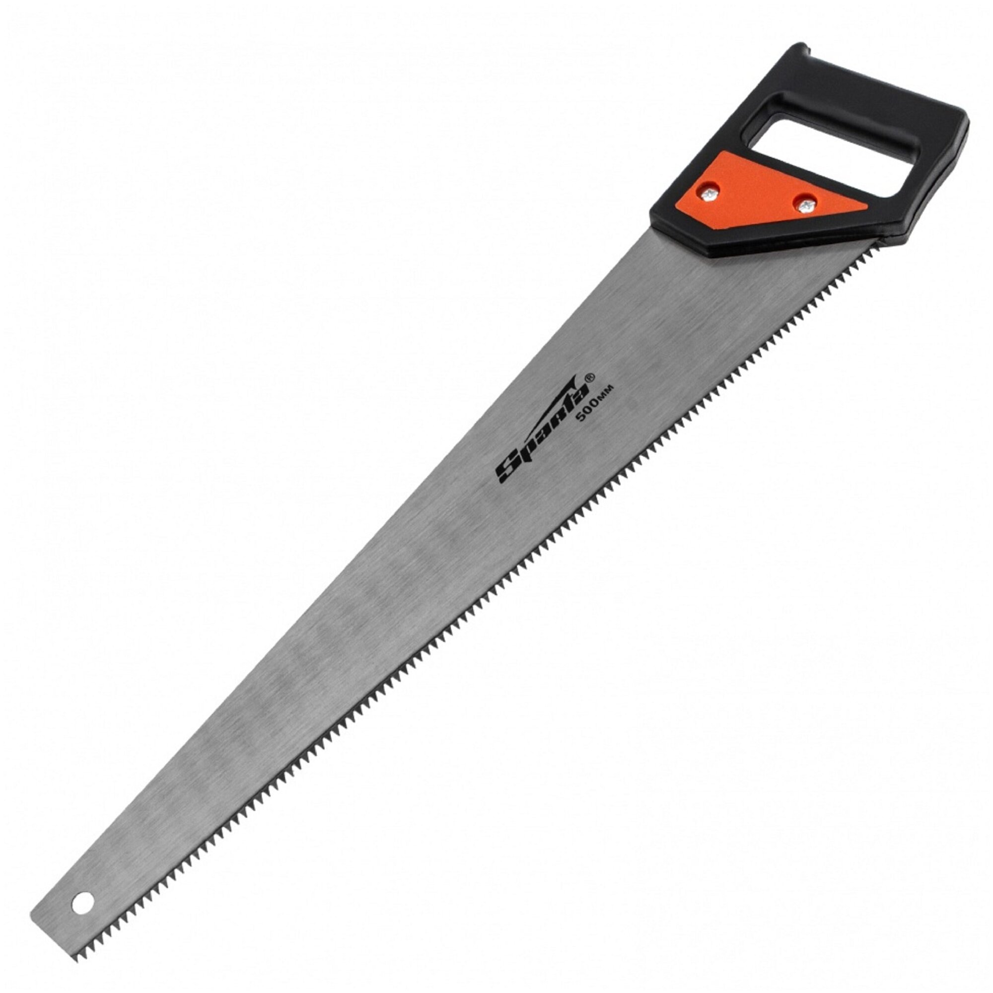 Ножовка по дереву SPARTA 232365 500 мм 5-6 TPI каленый зуб линейка пластиковая рукоятка