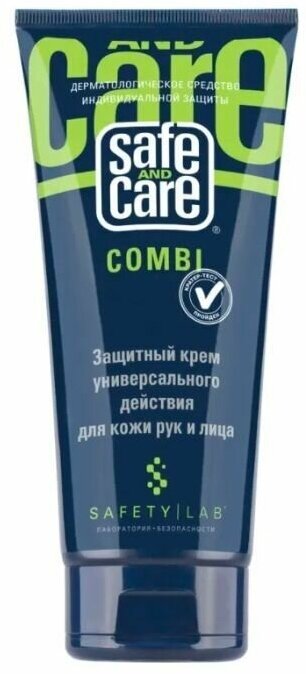 Защитный крем кобинированного действия для кожи рук и лица Safe and Care COMBI