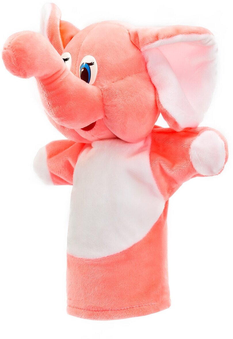 Кукла-рукавичка Слон, мягкая игрушка для кукольного театра, кукла-перчатка