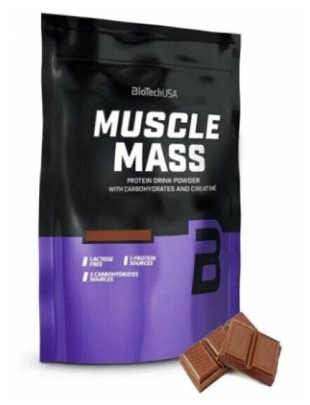 Muscle MASS Biotech 1000 gr, 18 порции(й), шоколад
