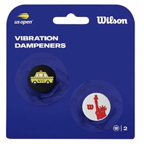 виброгаситель wilson pro feel ultra dampeners Виброгаситель Wilson VIBRATION DAMPENERS US OPEN белый/черный WR8412301001