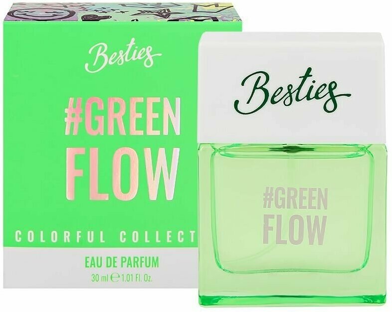 Парфюмерная вода BESTIES COLORFUL green flow (жен.) 30 мл