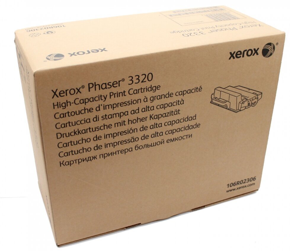 Картридж лазерный Xerox 106R02306 черный оригинальный повышенной емкости 1 шт.