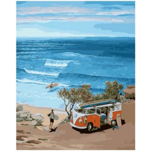 Картина по номерам Солнечный пляж 40х50 см Art Hobby Home