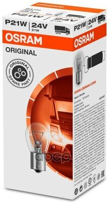 Лампа Накаливания P21w 24V Ba15s (Арт.7511) Osram Osram арт. 7511