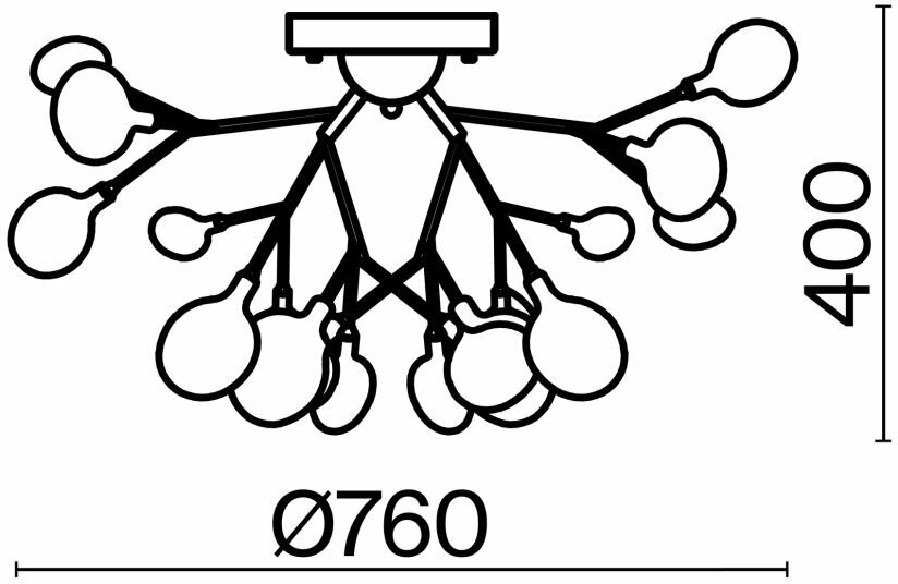 Freya Потолочный светильник Freya FR5049CL-27G