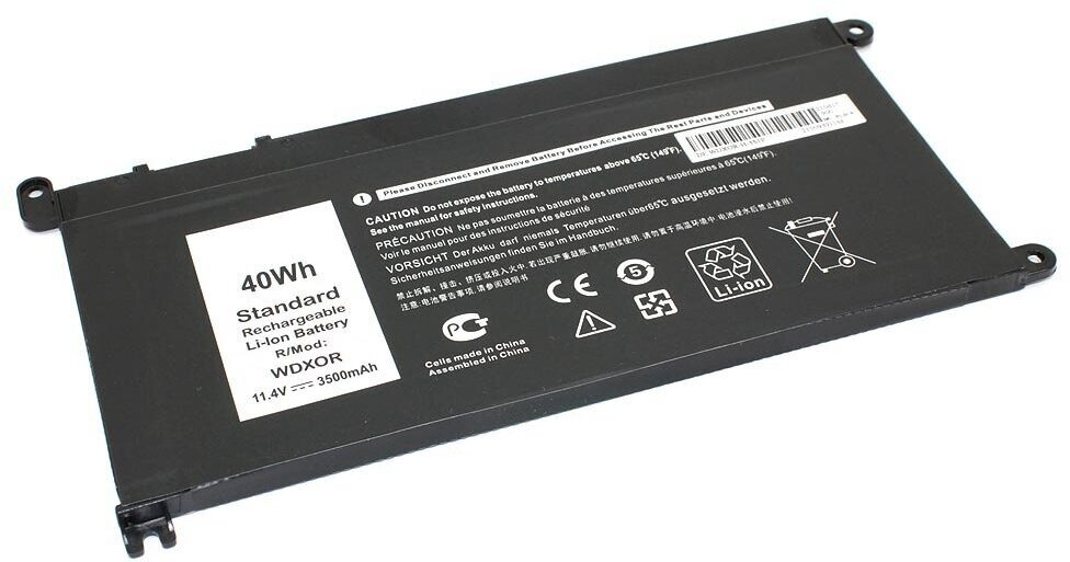 Аккумулятор для ноутбука Dell 15-5538 (WDX0R) 11.4V 40Wh 3500mAh