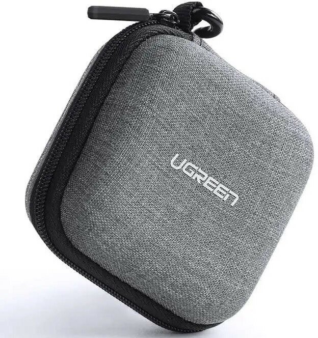 Органайзер UGREEN LP128 (70577) Earphone Cable Charger Multi-functional Case для наушников серый