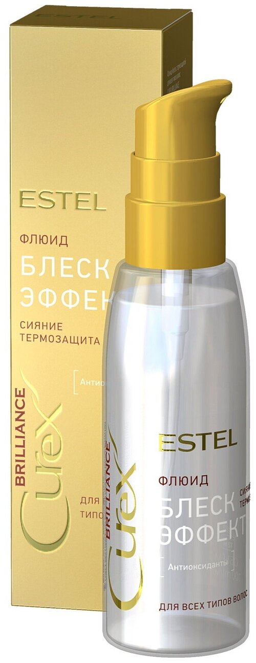 Флюид Блеск-эффект ESTEL CUREX BRILLIANCE для всех типов волос 100 мл CR100/FB