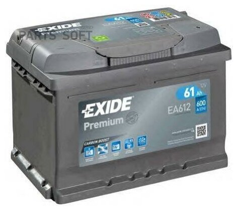 Аккумулятор EXIDE / арт. EA612 - (1 шт)