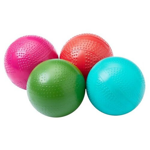 мяч чебоксарские мячи фактурный 100 мм 1 шт Мяч фактурный, диаметр 0 см, цвета микс 1 шт