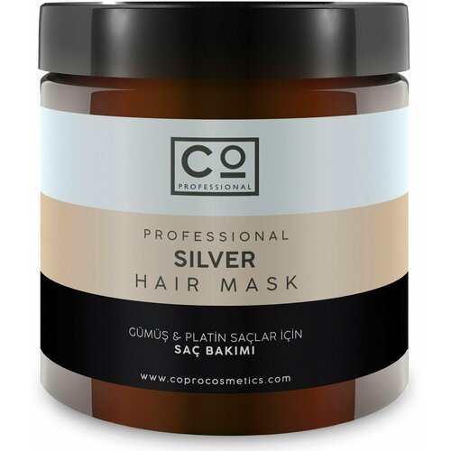 Маска для осветленных волос, против нейтрализации желтизны CO PROFESSIONAL Silver Hair Mask, 500 мл маска для нейтрализации желтизны magio professional mask to neutralize yellowness 200 мл