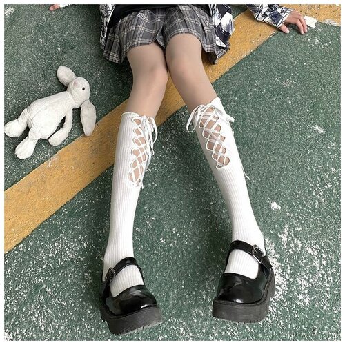 фото Гольфы , 60 den, размер универсальный, белый нет бренда