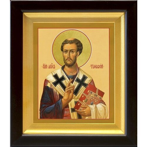 Апостол от 70-ти Тимофей Ефесский, епископ, икона в киоте 14,5*16,5 см