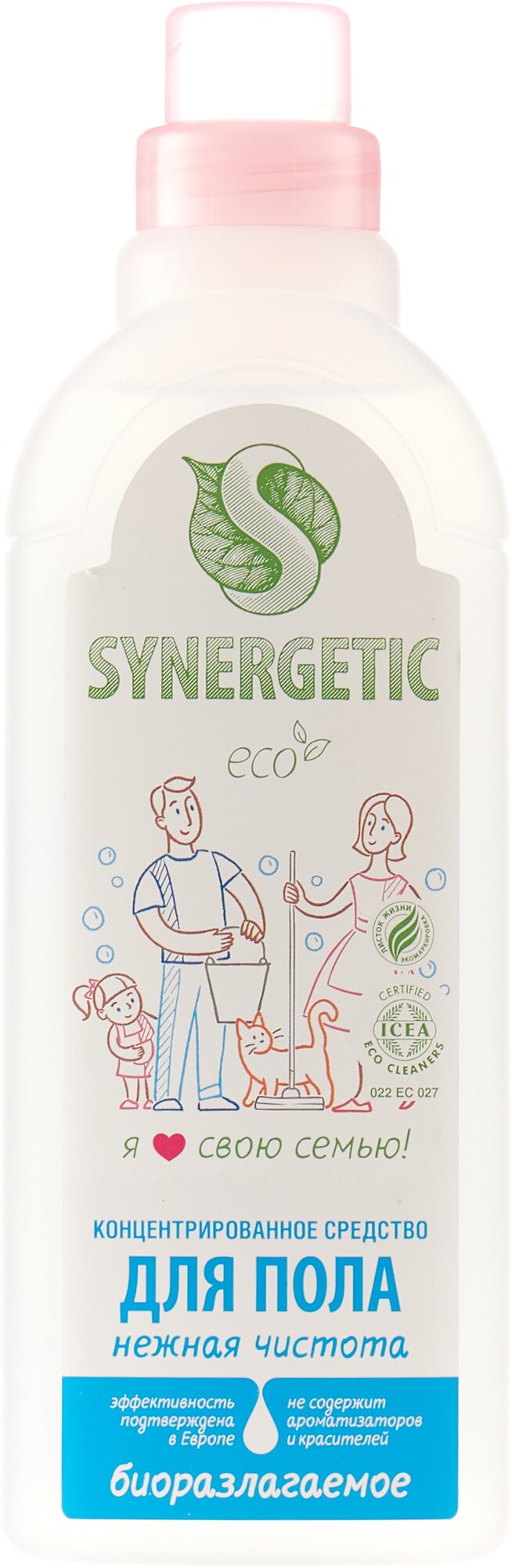 Synergetic Универсальное средство для мытья поверхностей Нежная чистота 0.75 л