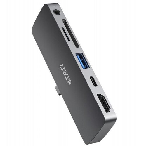 Разветвитель Anker PowerExpand Direct 6-in-1 USB-C PD Media Hub Серый хаб разветвитель anker powerexpand direct 6 in 1 usb c pd media hub a8362 серый