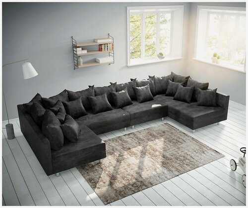 Изображение товара Диван модульный Harizma-Mebel Престиж-4 мод1, угол, обивка из велюра, антивандальный