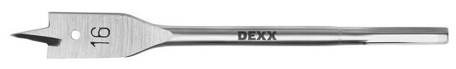 DEXX 16x152мм, сверло перовое по дереву, шестигранный хвостовик