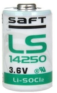 Saft LS14250 3.6V 1200mAh Li-SOCl2 Lithium France, 1шт.