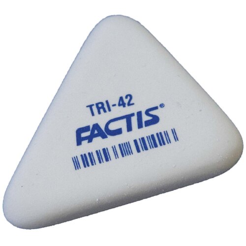 Резинка стирательная FACTIS TRI 42, треугольная, 45х35х8 мм, мягкая, синтетический каучук, PMFTRI42