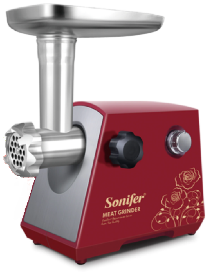 Мясорубка электрическая Meat Grinder Sonifer SF-5002, цвет - красный