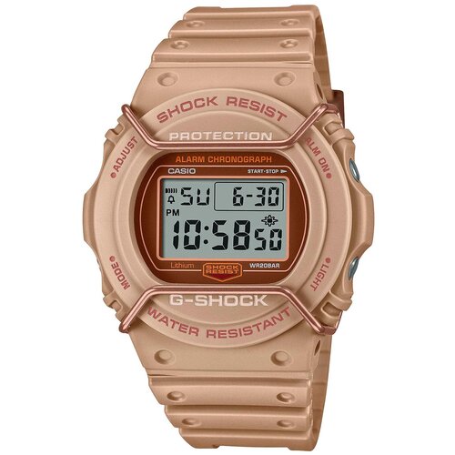 Наручные часы CASIO G-Shock DW-5700PT-5, бежевый наручные часы casio g shock dw 5600ff 8 серебряный серый