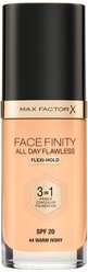 Max Factor Тональный крем Facefinity All Day Flawless 3-in-1, 30 мл, оттенок: 44 Warm Ivory