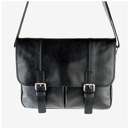 фото Сумка мужская из кожи rhino 115 чёрная