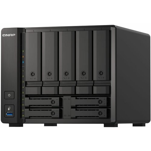 QNAP TS-h973AX-8G NAS сервер сетевое хранилище qnap ts 264c 8g nas сервер сетевое хранилище