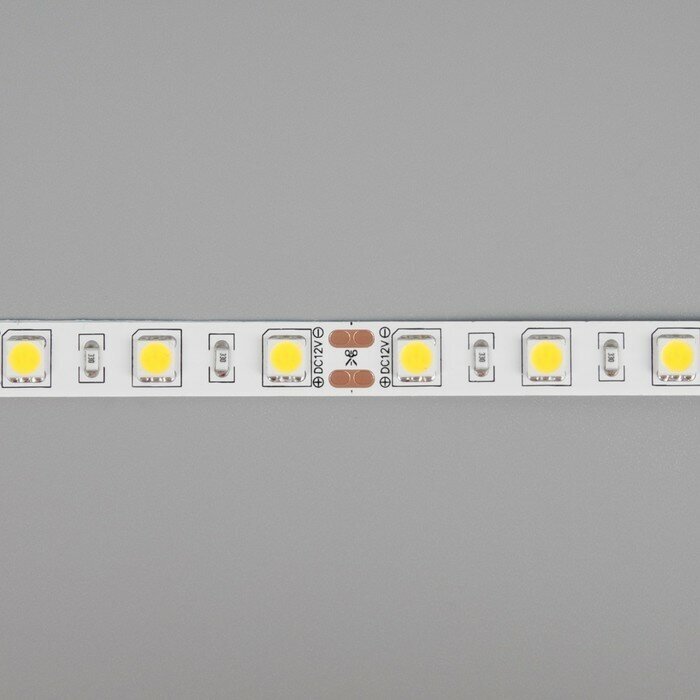 Светодиодная лента TruEnergy, 12В, Smd5050, 5 м, Ip20, 14.4 Вт/м, 60 LED/м, 4000K 9610281 - фотография № 5