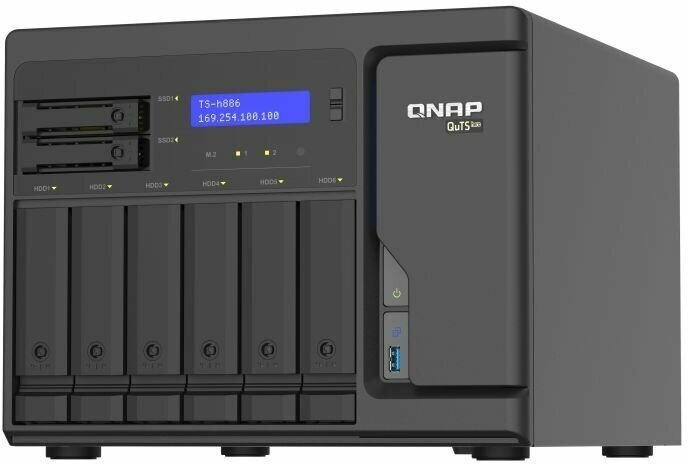 QNAP TS-h886-D1622-16G NAS сервер сетевое хранилище